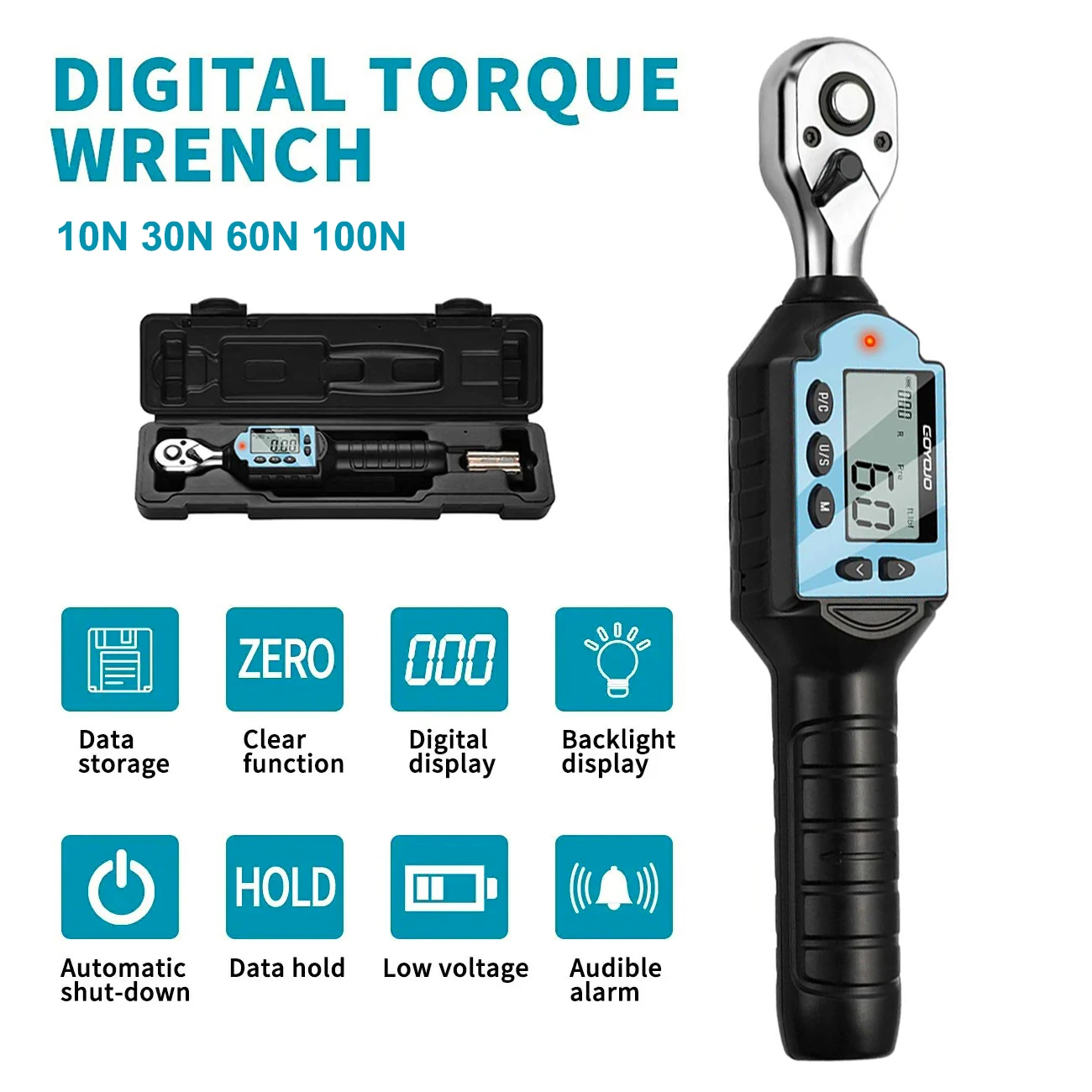 Torque Wrench Digital - Digitaler vor eingestellter Drehmoments chl üssel