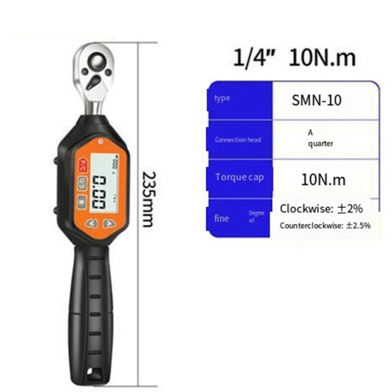 Torque Wrench Digital - T21C Edelstahl-Drehmomentschlüssel für Kfz-Schrauben – SMN-10N