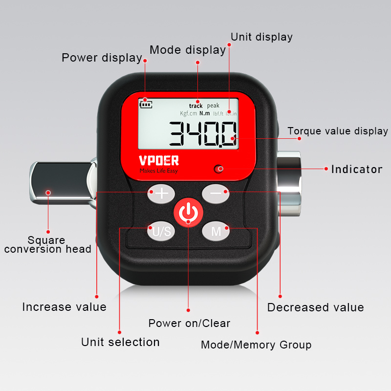Adapter für digitale Drehmomen – Torque Wrench Digital Bewertung und Preis